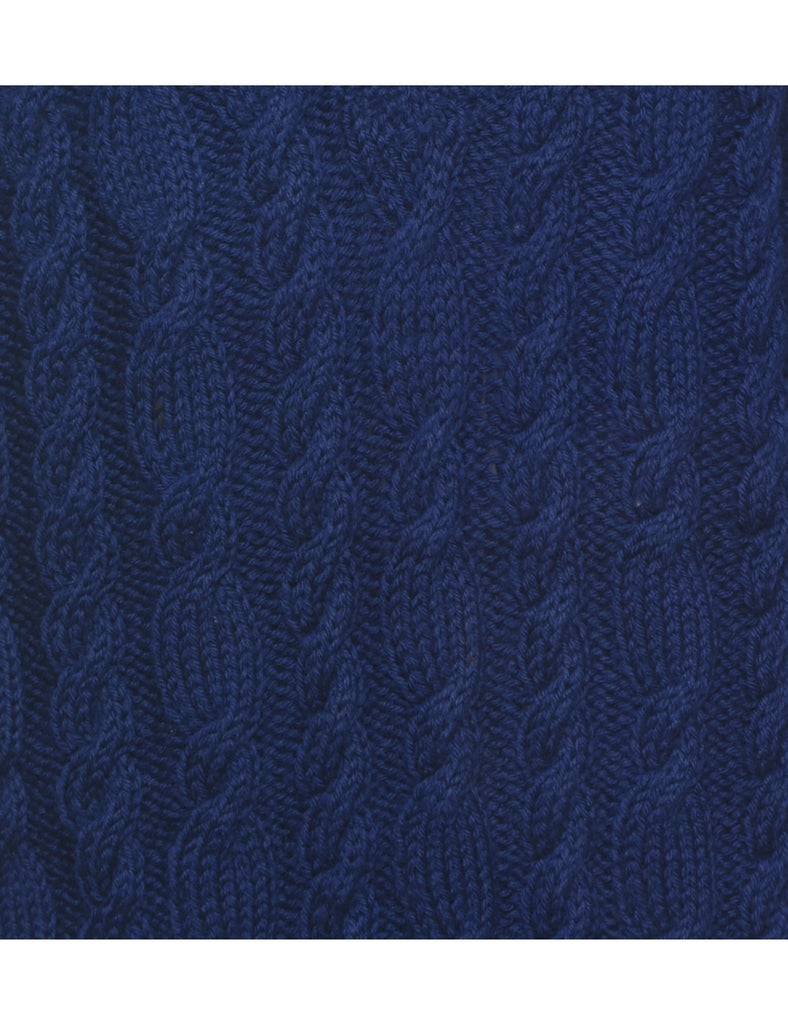 Cable Knit Jumper - L