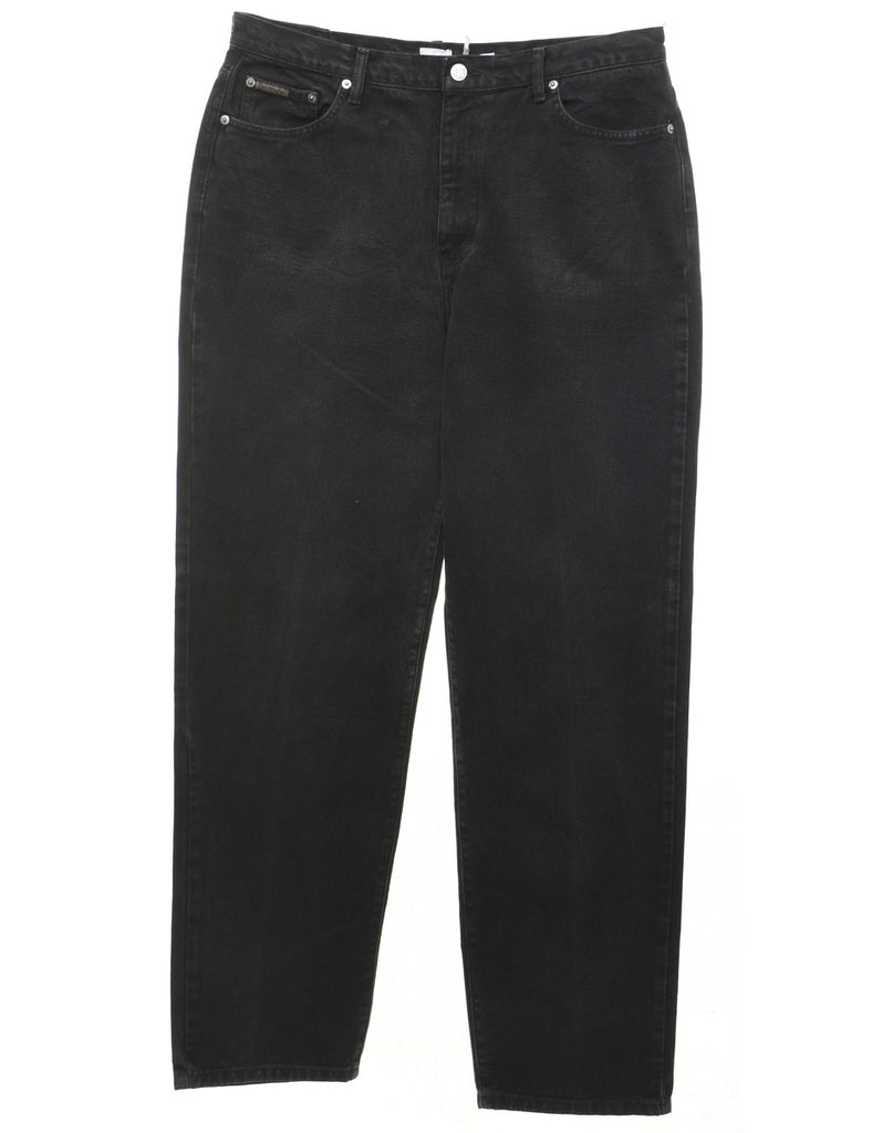 Calvin Klein Black Classic Tapered Jeans - W34 L32
