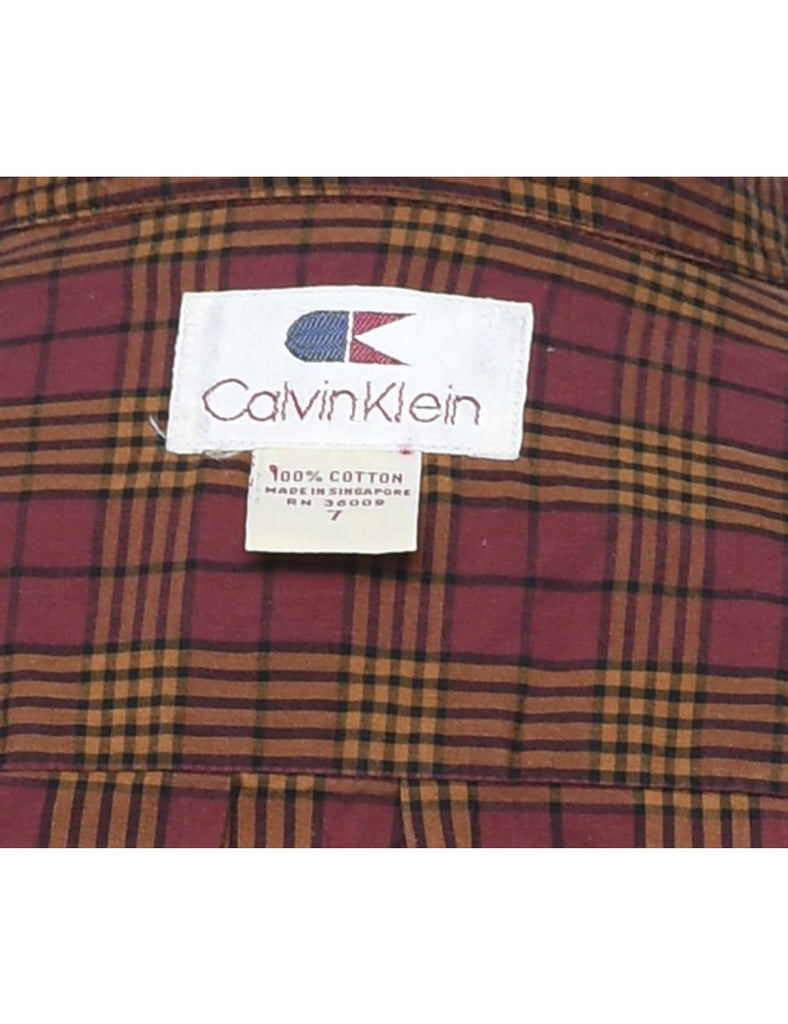 Calvin Klein Checked Shirt - L