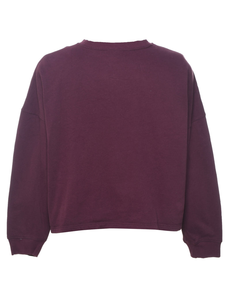 Calvin Klein Cropped Printed Sweatshirt - XL