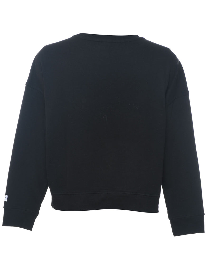Calvin Klein Cropped Printed Sweatshirt - XL