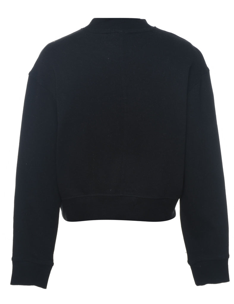 Calvin Klein Cropped Printed Sweatshirt - L