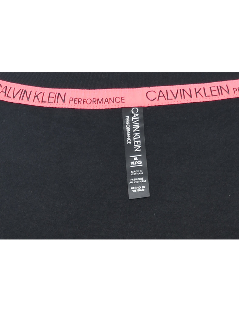 Calvin Klein Cropped Printed Sweatshirt - XL