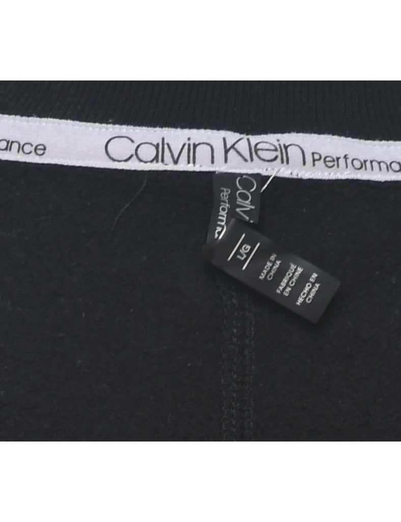 Calvin Klein Cropped Printed Sweatshirt - L