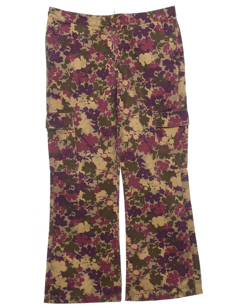Calvin Klein Floral Trousers - W34 L30