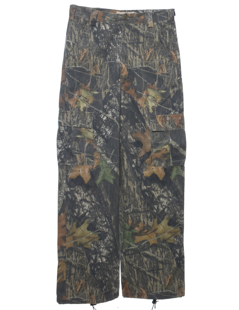 Camouflage Print Cargo Pants - W28 L30