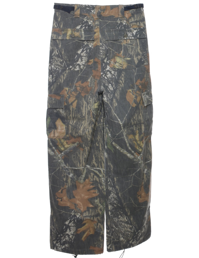 Camouflage Print Cargo Pants - W28 L30