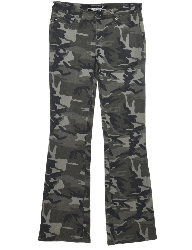 Camouflage Print Trousers - W28 L31