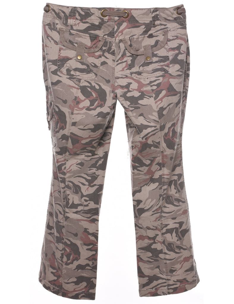 Camouflage Print Trousers - W36 L31