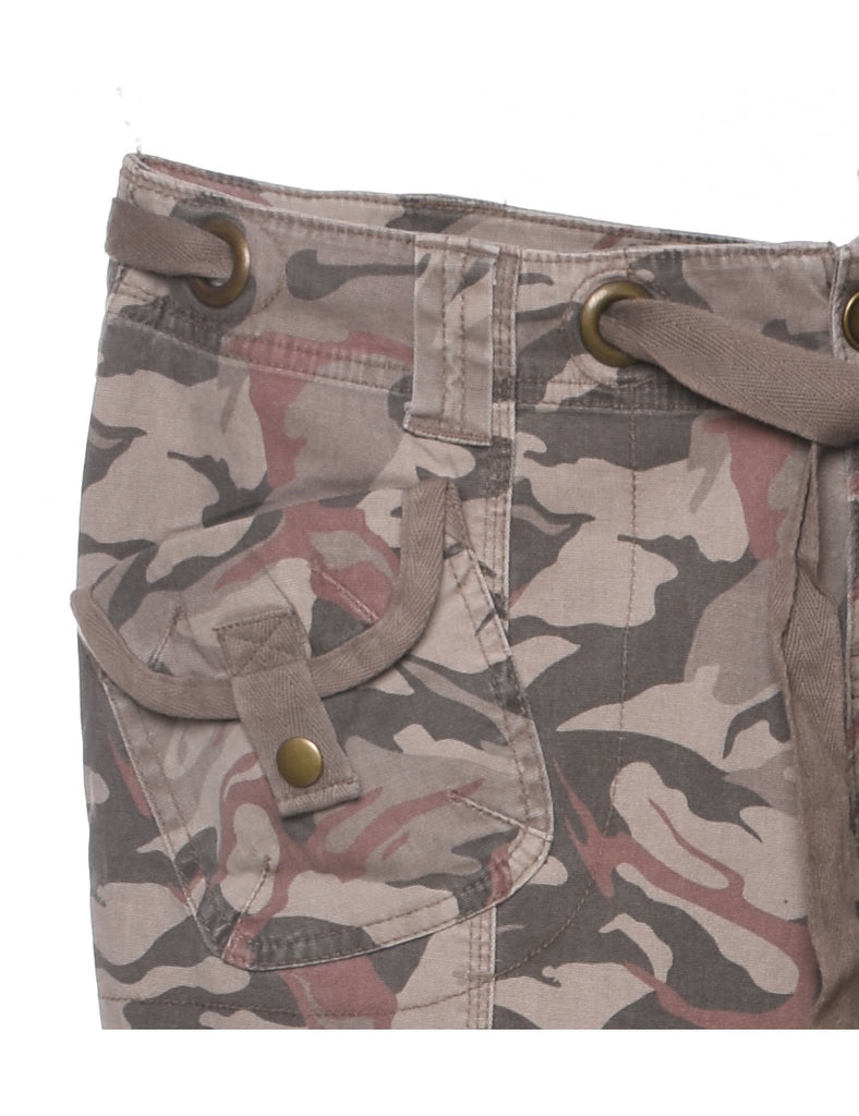 Camouflage Print Trousers - W36 L31