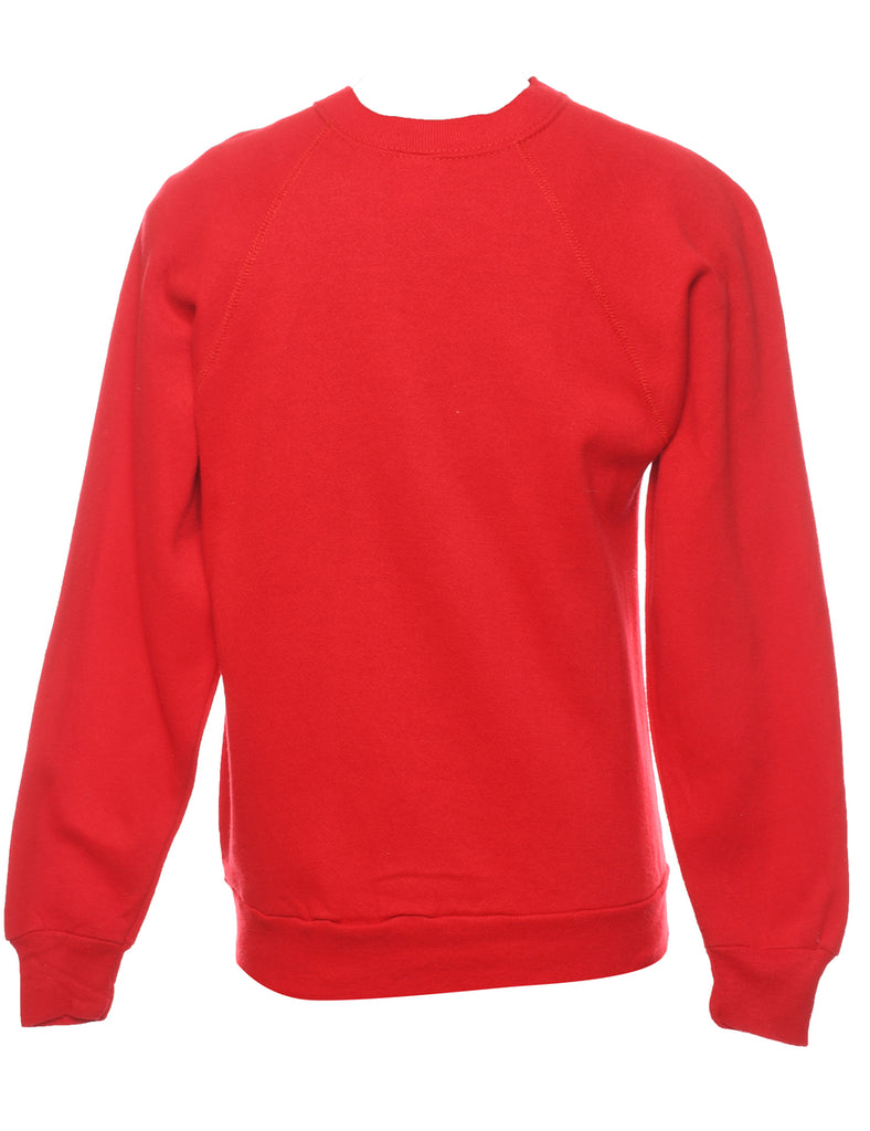 Cartoon Print Noel Christmas Sweatshirt - S