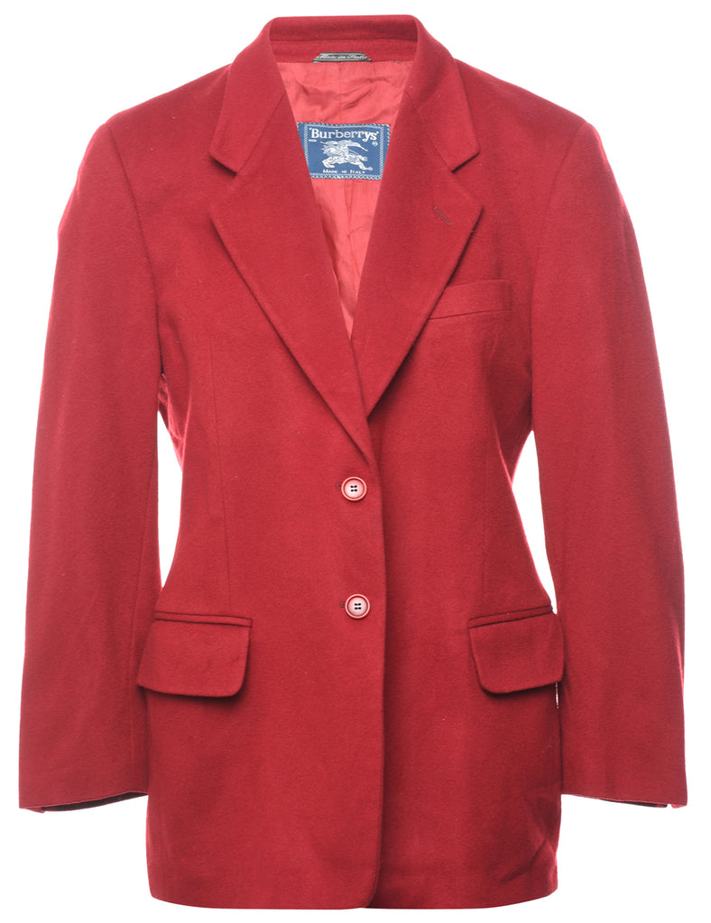 Cashmere Red Blazer - L