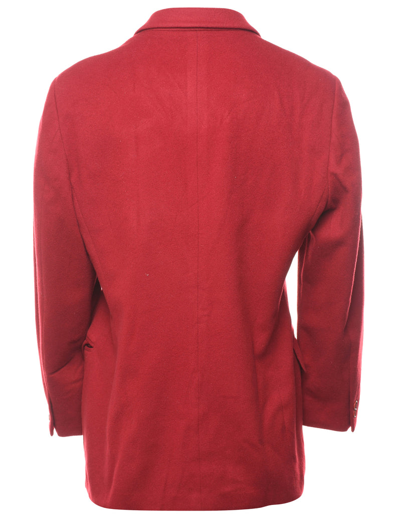 Cashmere Red Blazer - L