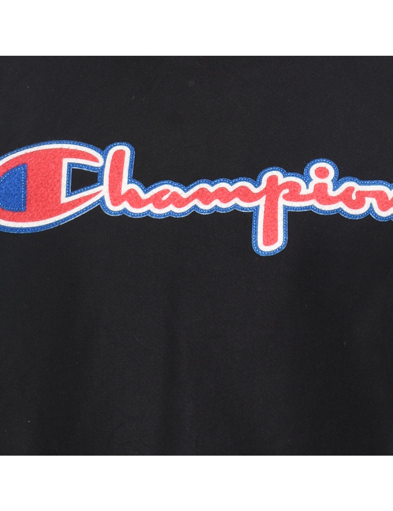 Champion Black, Blue & Red Reverse Weave Sweatshirt - XS