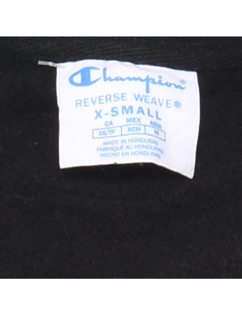 Champion Black, Blue & Red Reverse Weave Sweatshirt - XS