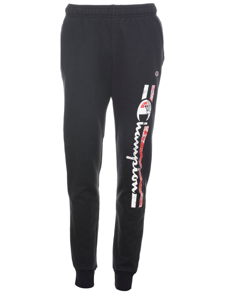 Champion Black Printed Jogging Bottoms - W25 L31