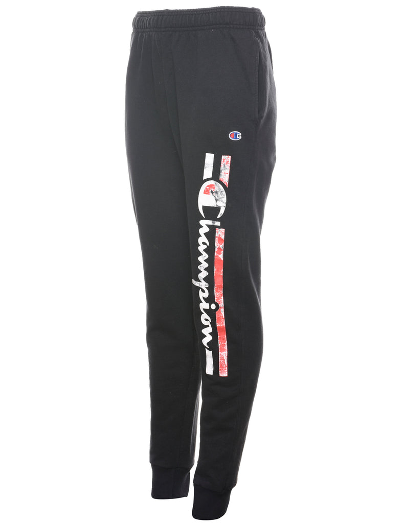 Champion Black Printed Jogging Bottoms - W25 L31