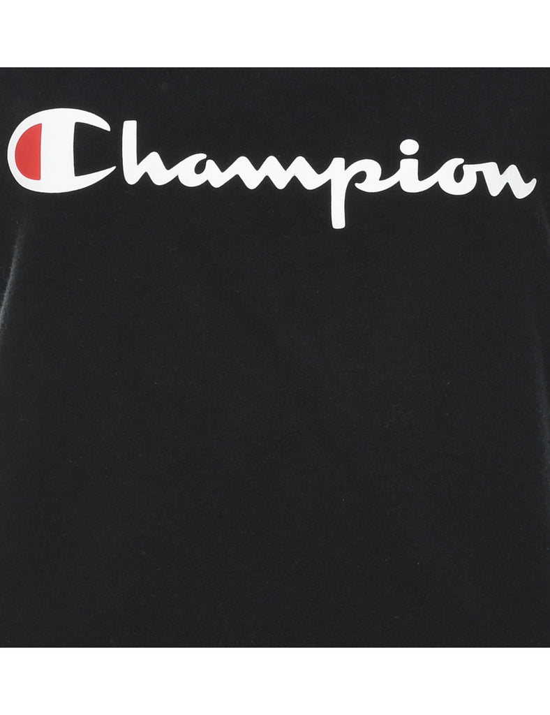 Champion Black, Red & White Vest Top - M