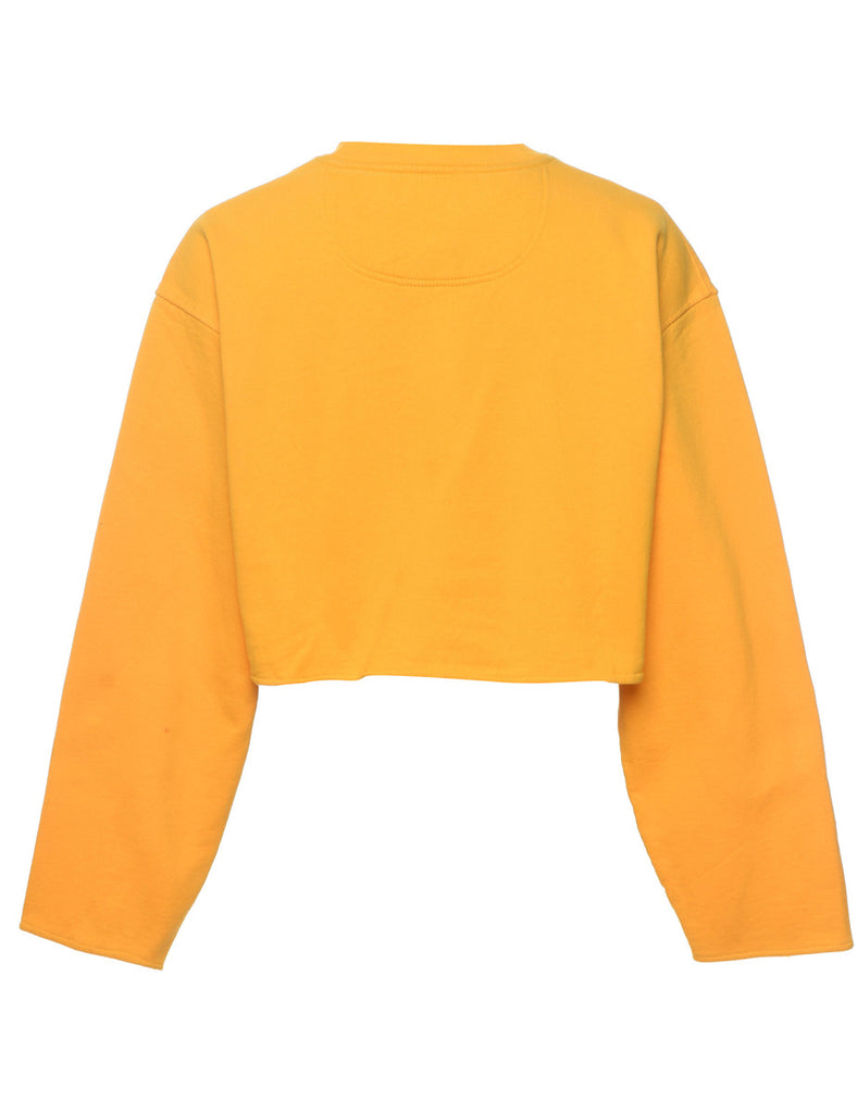 Champion Cropped Plain Sweatshirt - M