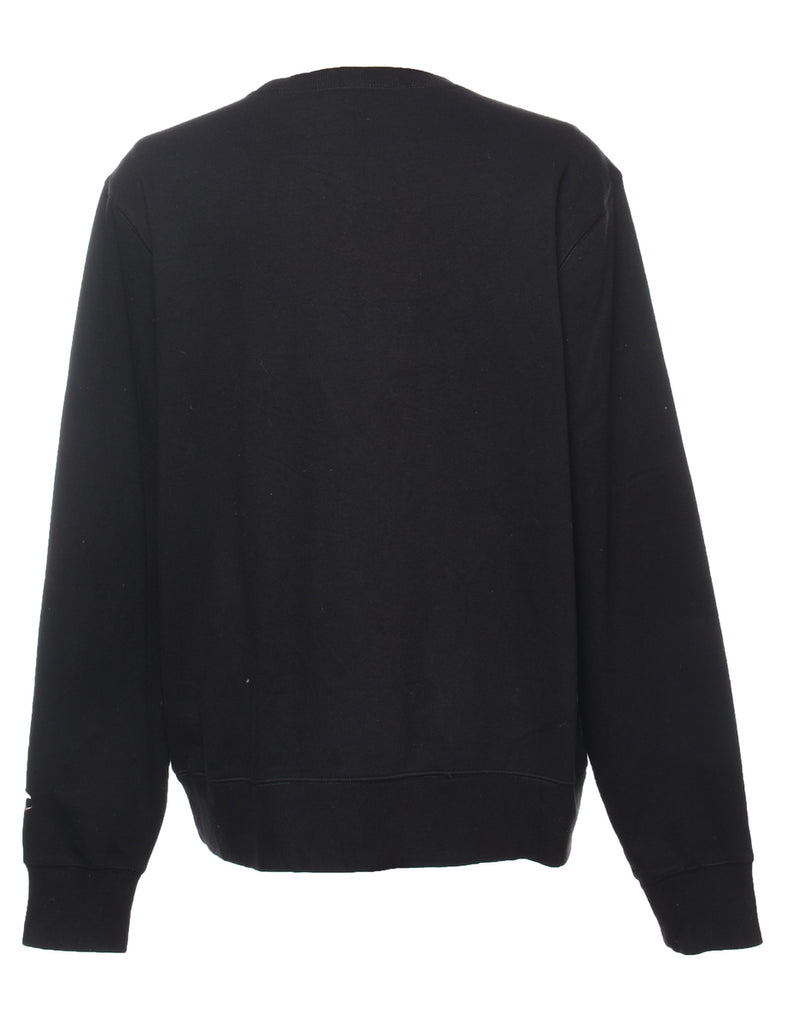 Champion Lady Bison Cheerleading Black & Green Printed Sweatshirt - L