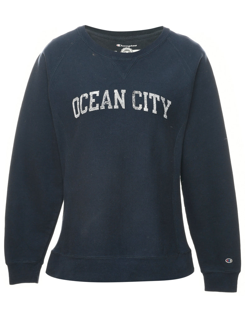 Champion Ocean City  Printed Sweatshirt - M