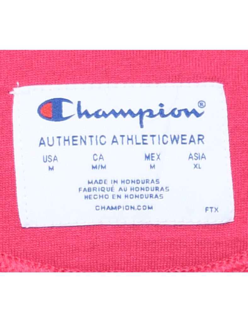 Champion Printed Pink Sweatshirt - M