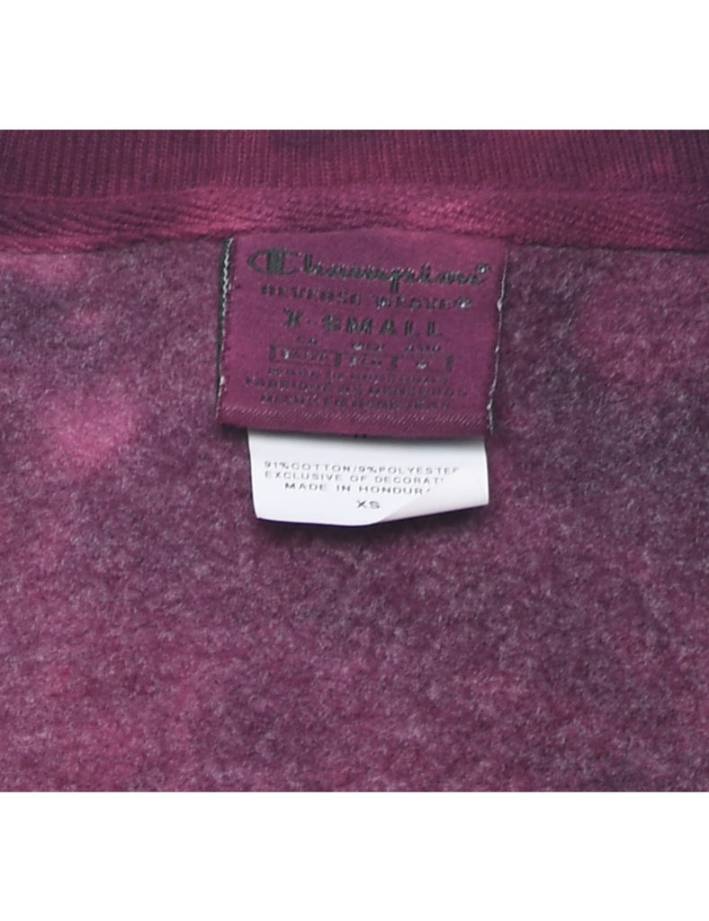 Champion Purple Tie-Dye Sweatshirt - XS
