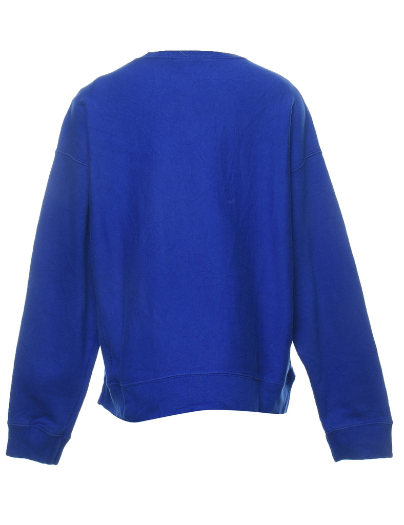 Champion Reverse Weave Blue Classic Sweatshirt - XL