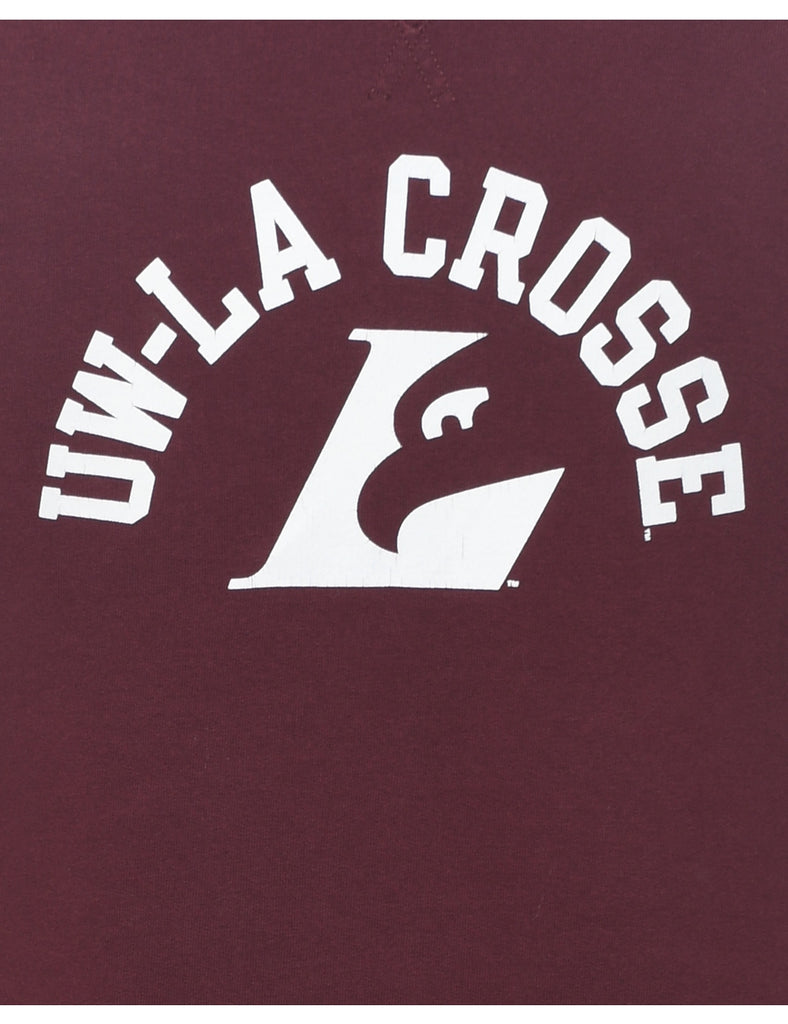 Champion Uw-La Crosse Printed Sweatshirt - L