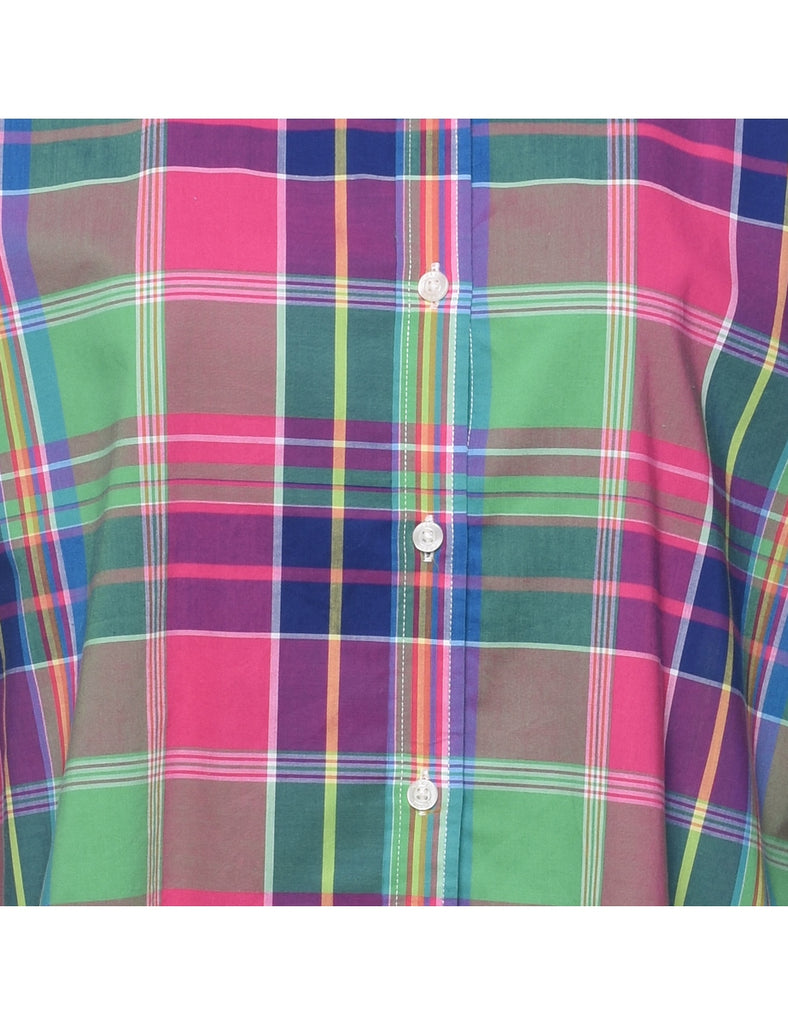 Chaps Checked Shirt - M