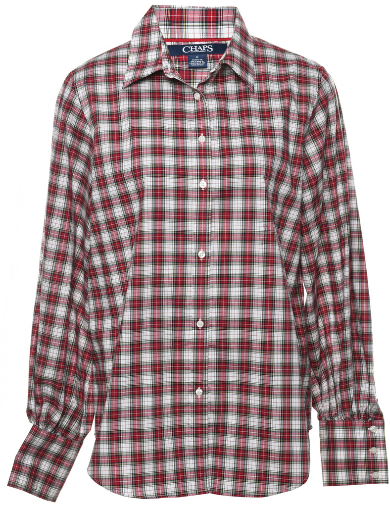 Chaps Plaid Shirt - M