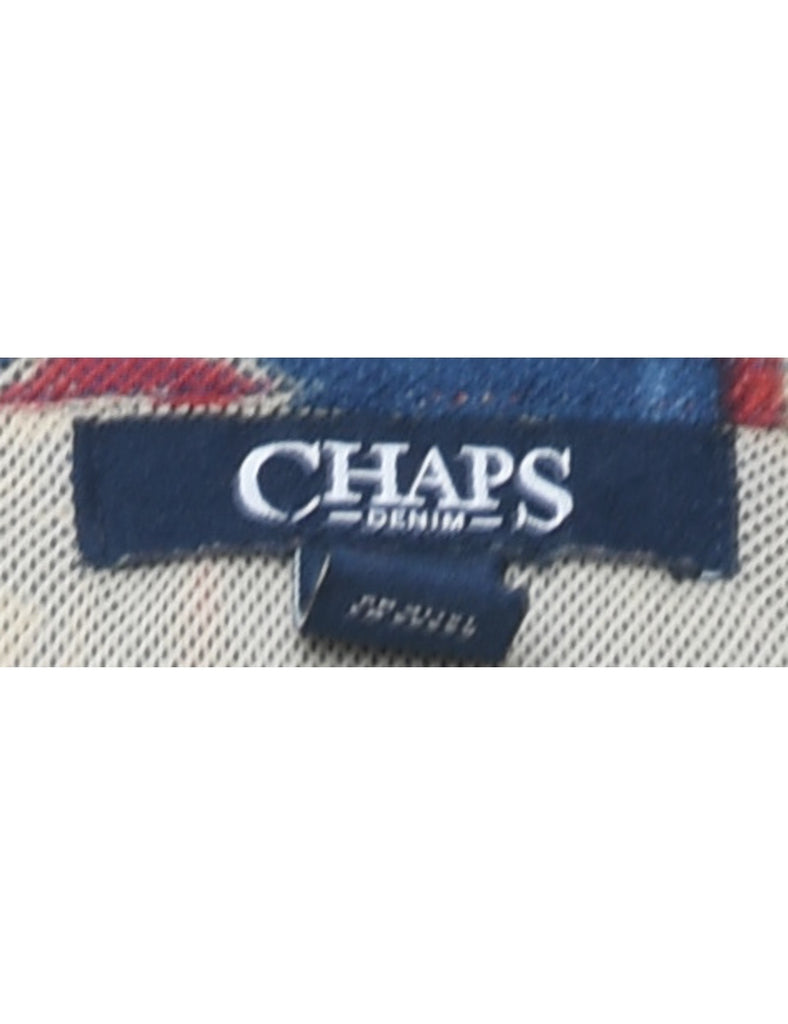 Chaps Printed Top - L