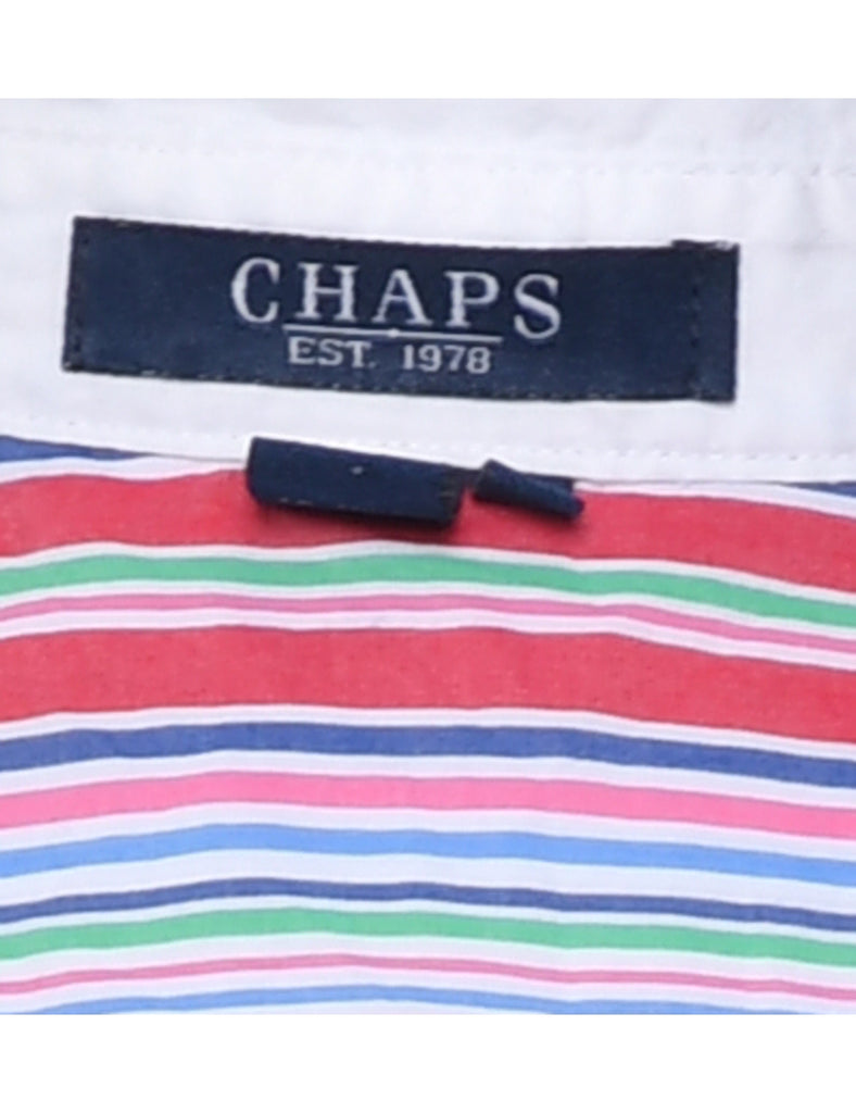 Chaps Striped Blouse - L