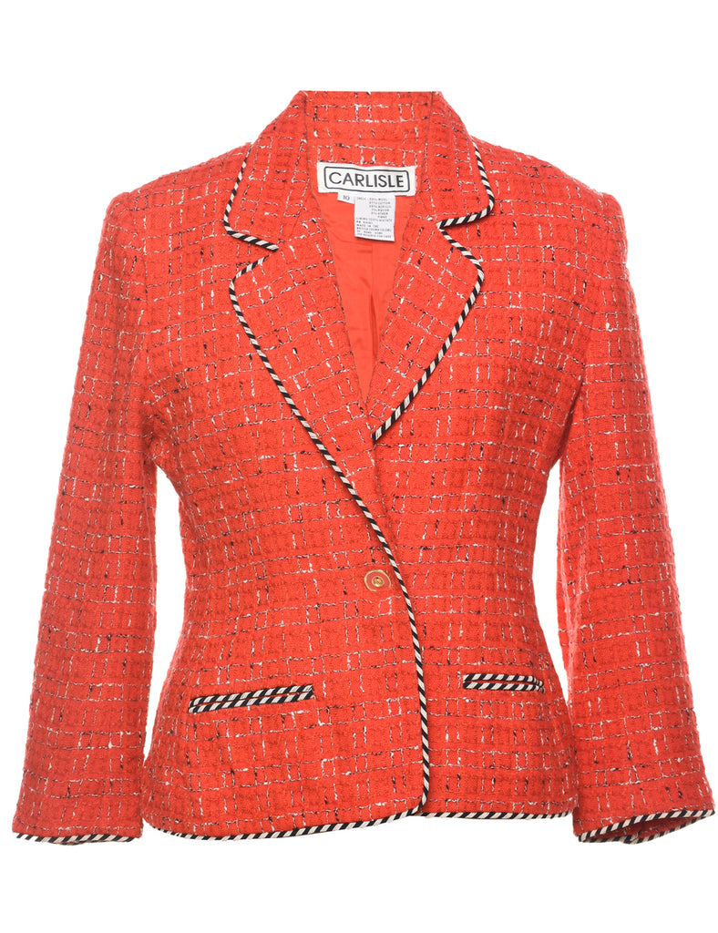 Checked Blazer - M