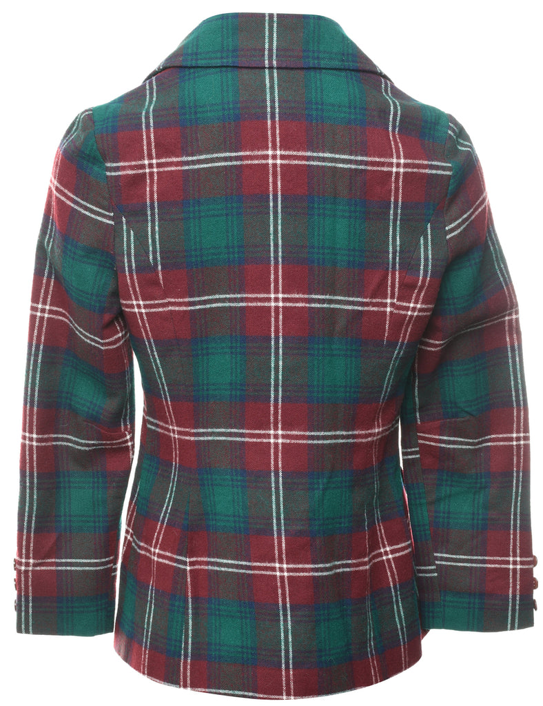 Checked Blazer - M