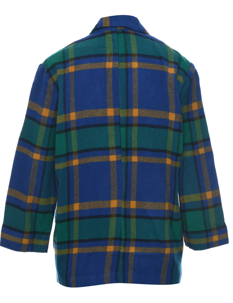 Checked Blazer - L