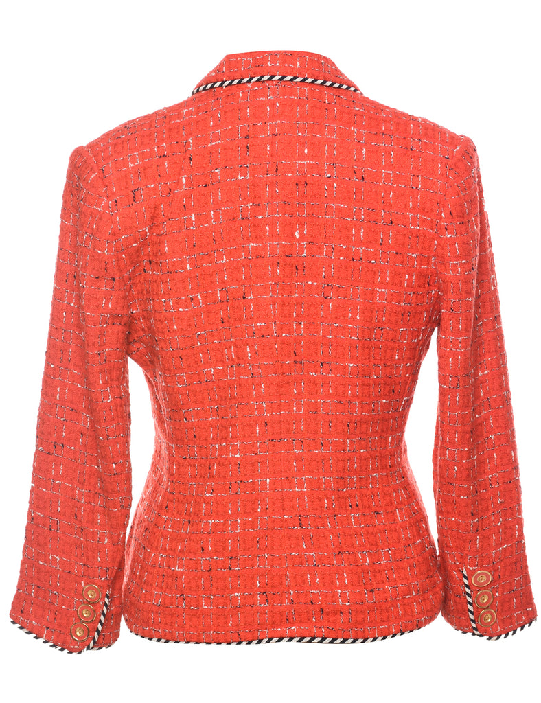 Checked Blazer - M