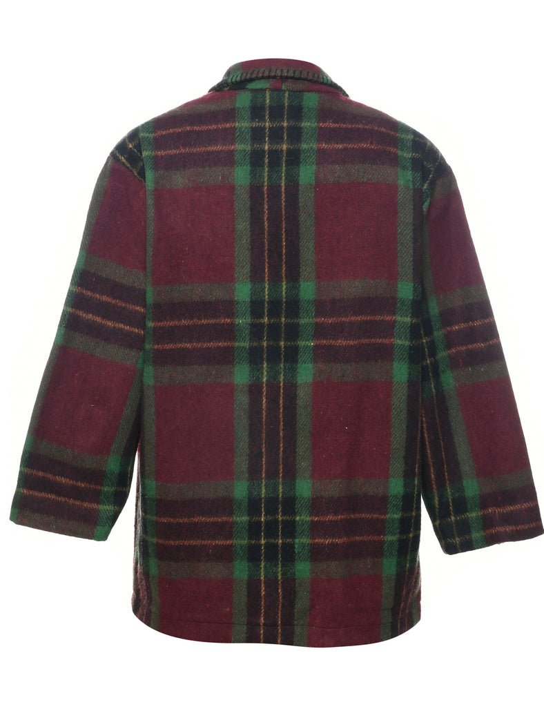 Checked Blazer - M