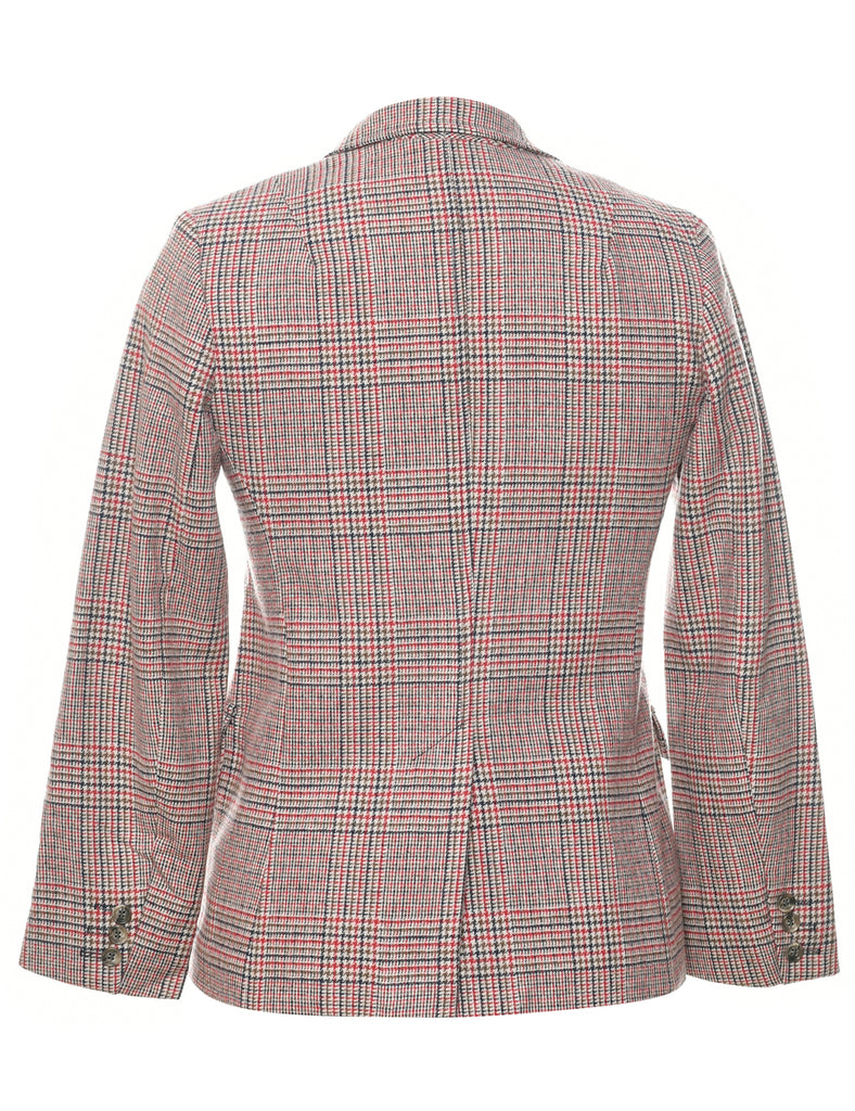 Checked Blazer - S