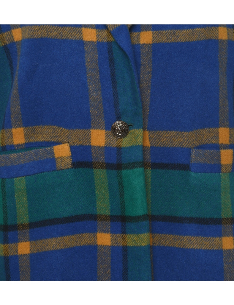 Checked Blazer - L