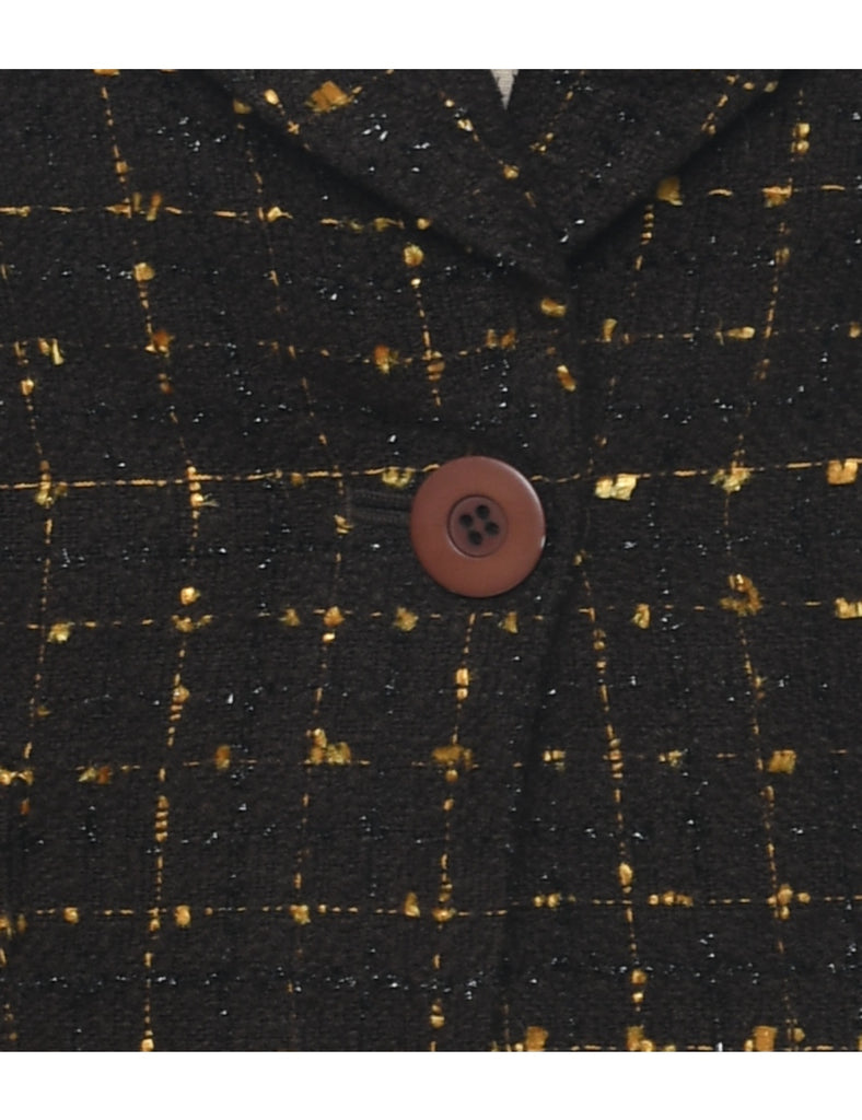 Checked Blazer - S