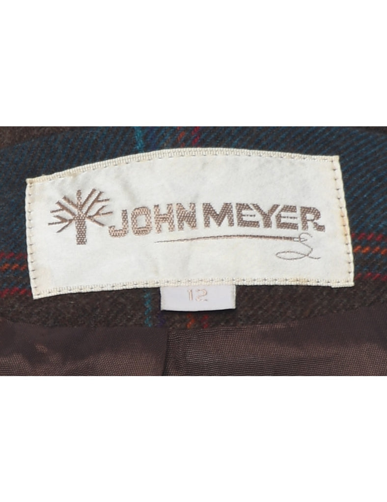 Checked Blazer - L