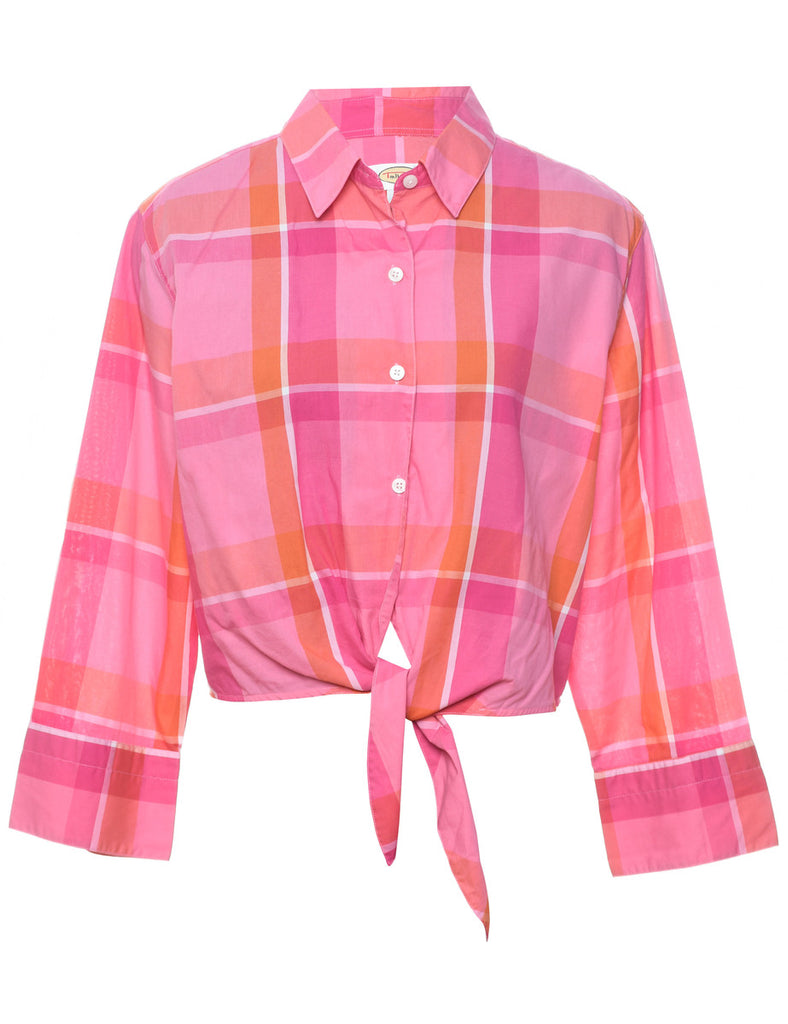 Checked Blouse - M