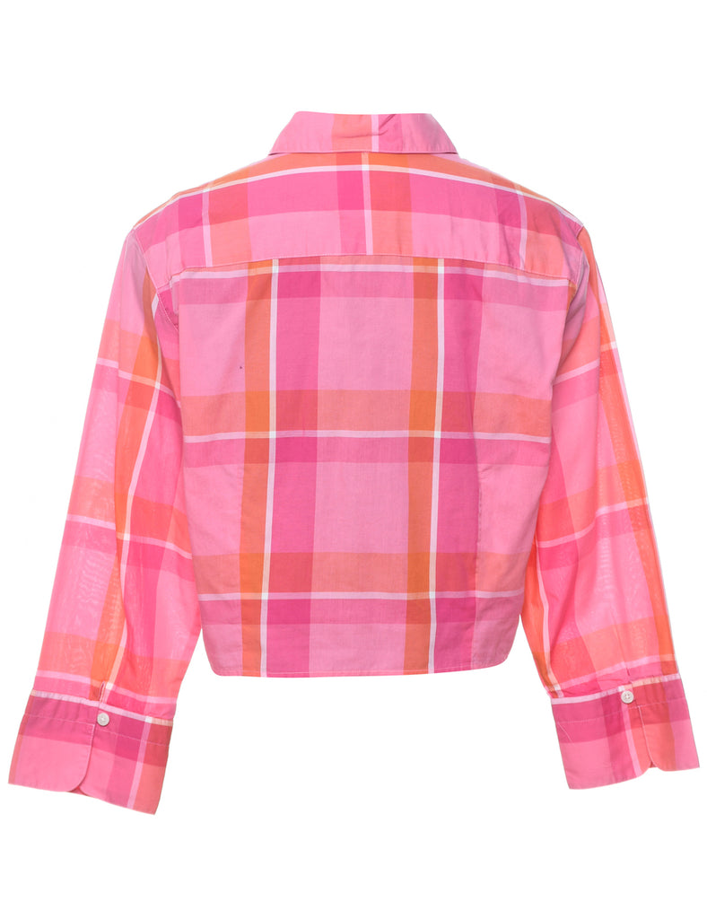 Checked Blouse - M