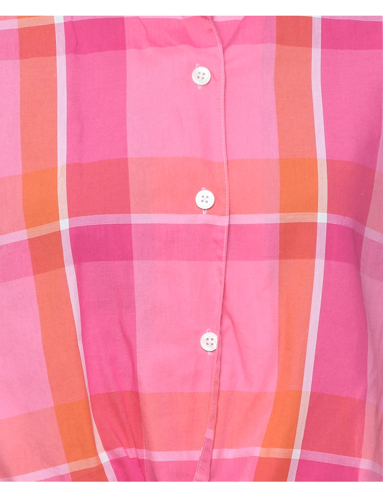 Checked Blouse - M