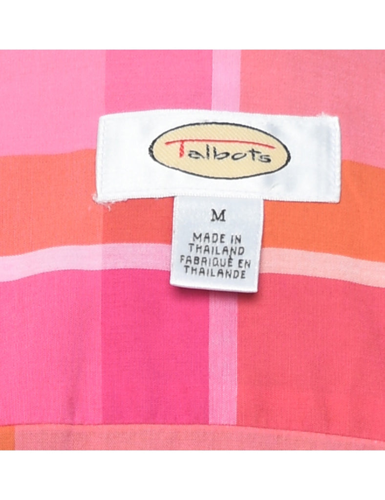 Checked Blouse - M