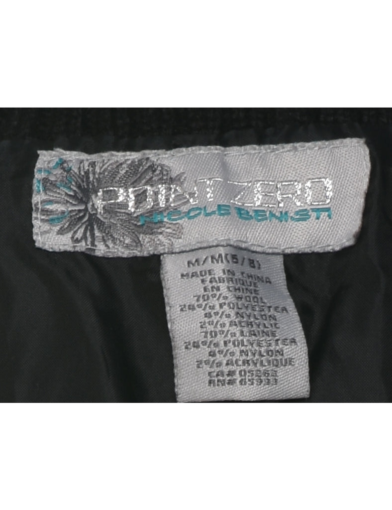 Checked Bomber Jacket - M