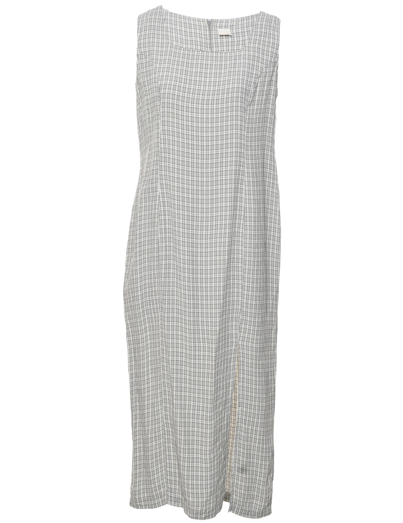 Checked Dress - M