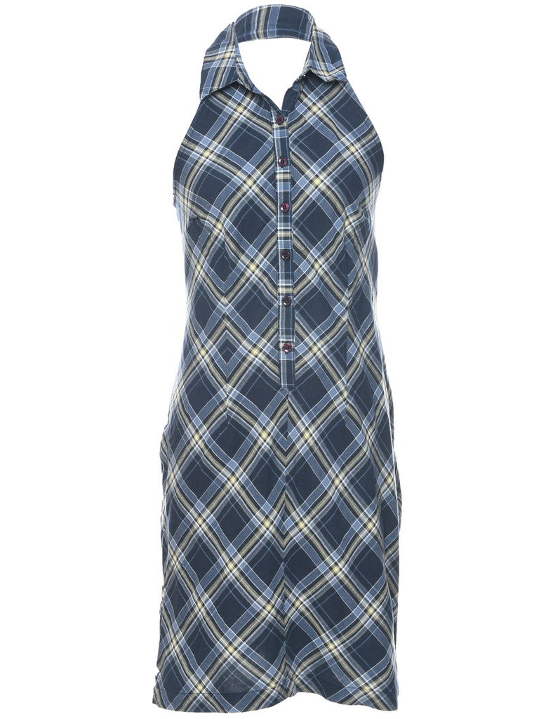 Checked Dress - S