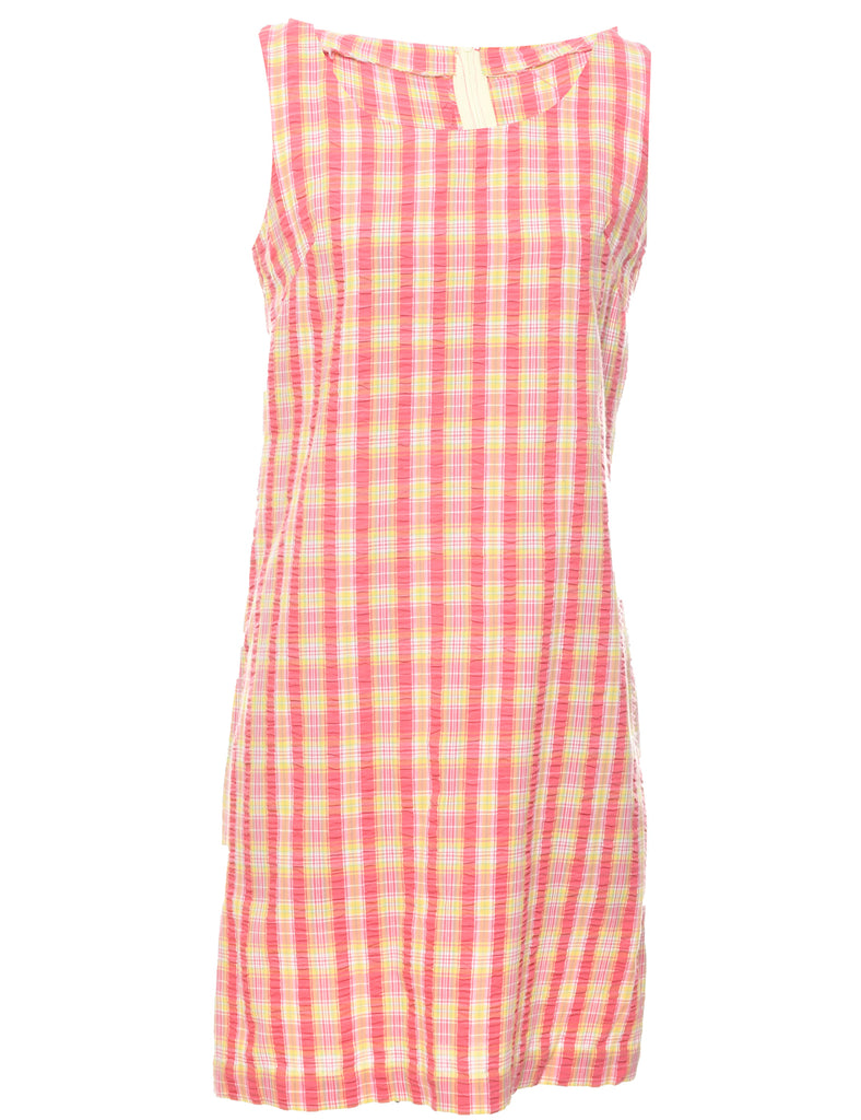 Checked Dress - S